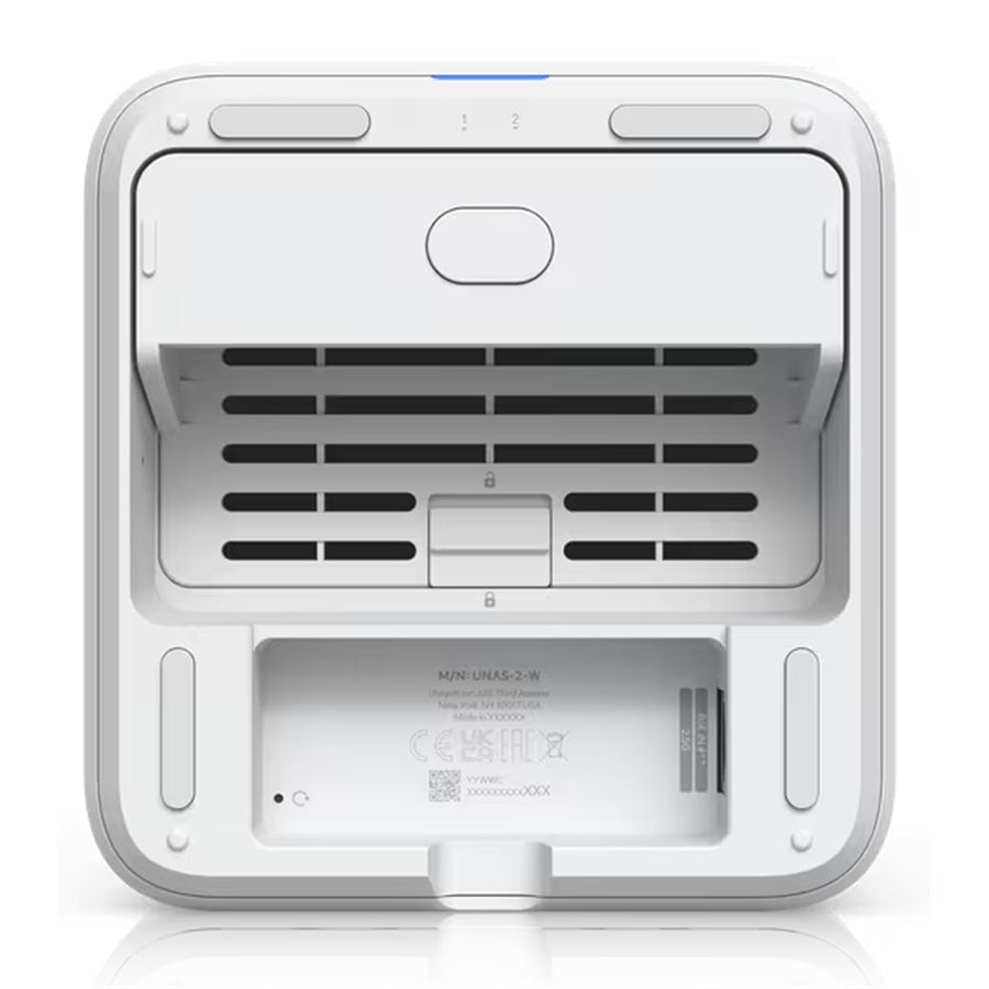 Ubiquiti  UNAS-2-W 2.5Gbps Desktop NAS with (2) 3.5" Drive Bays - White