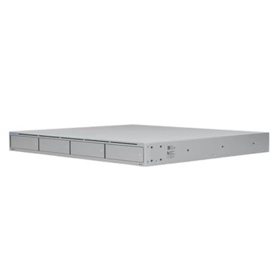 UNAS-Pro-4 - Ubiquiti UniFi UNAS Pro 4 1U rack-mount NAS with 1 Gbps RJ45 and 10 Gbps SFP+ Ports
