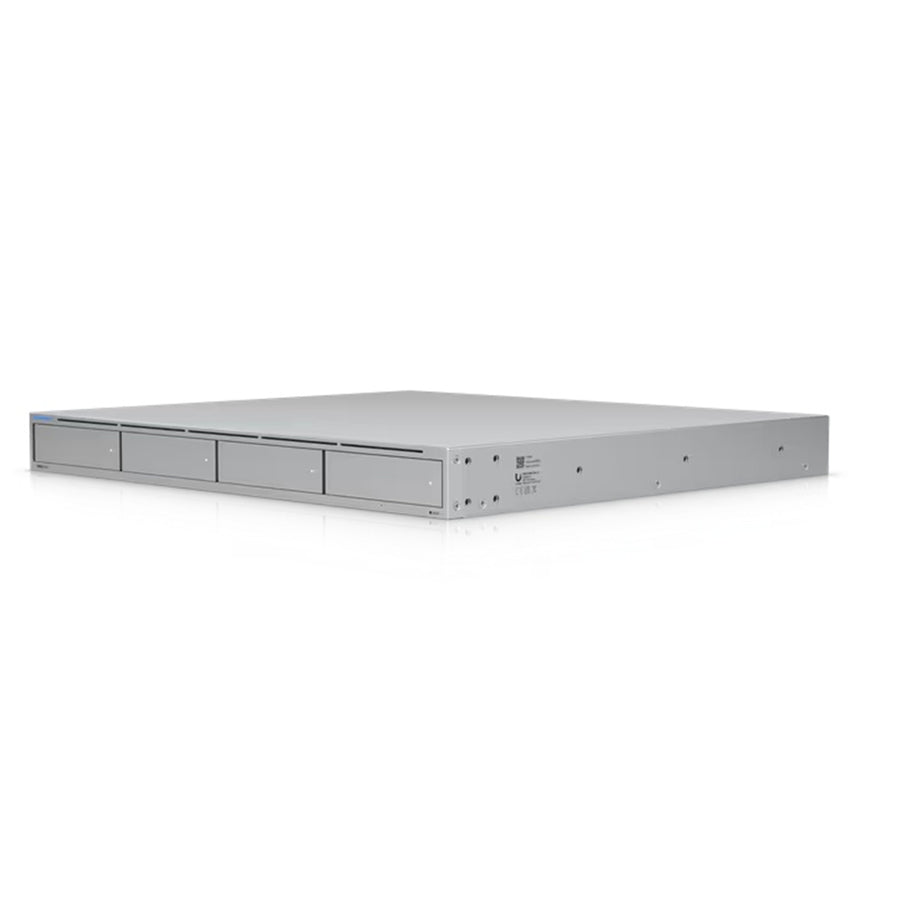 UNAS-Pro-4 - Ubiquiti UniFi UNAS Pro 4 1U rack-mount NAS with 1 Gbps RJ45 and 10 Gbps SFP+ Ports