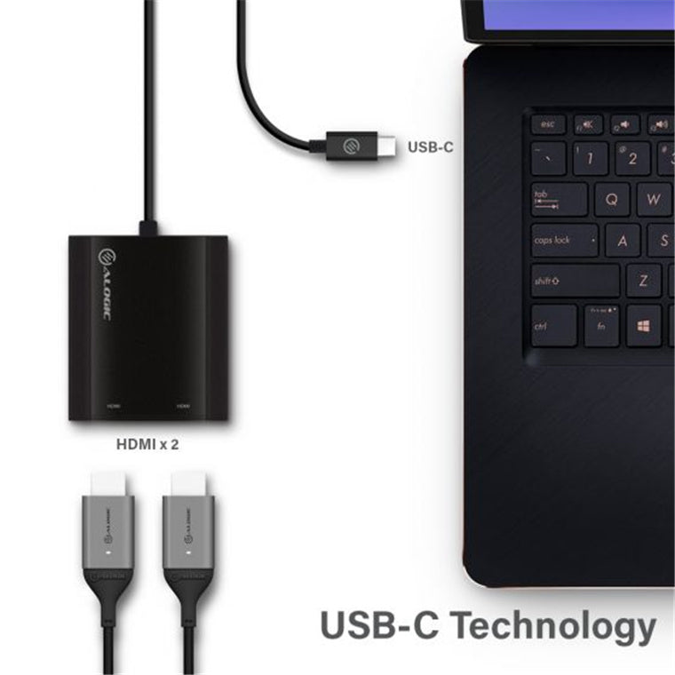 ALOGIC UC2HD-ADP - USB-C TO DUAL HDMI 4K ADAPTER