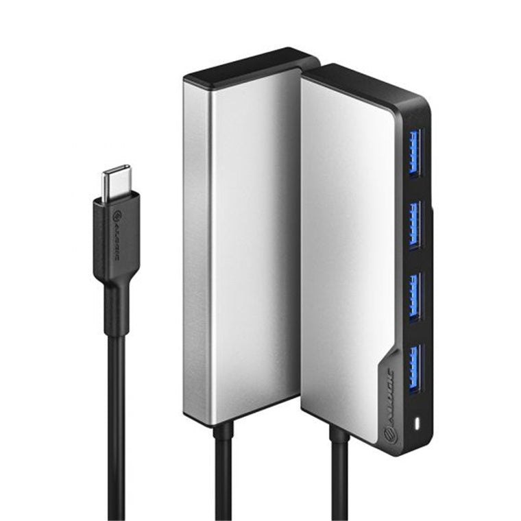 Alogic Fusion SWIFT USB-C 4-in-1 Hub – Space Grey