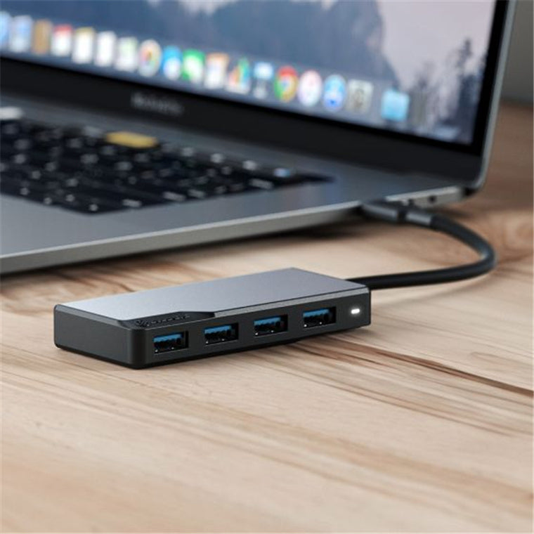 Alogic Fusion SWIFT USB-C 4-in-1 Hub – Space Grey