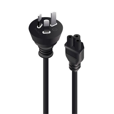 ALOGIC MF-AUS3PC5-02RBLK - 2M AUSTRALISCHER 3-PIN-NETZSTECKER AUF IEC C5 M AUF F