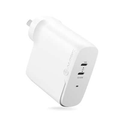 Alogic  WCG2X68-ANZ 2X68 Rapid Power 2 Port 68W GaN USB-C Charger