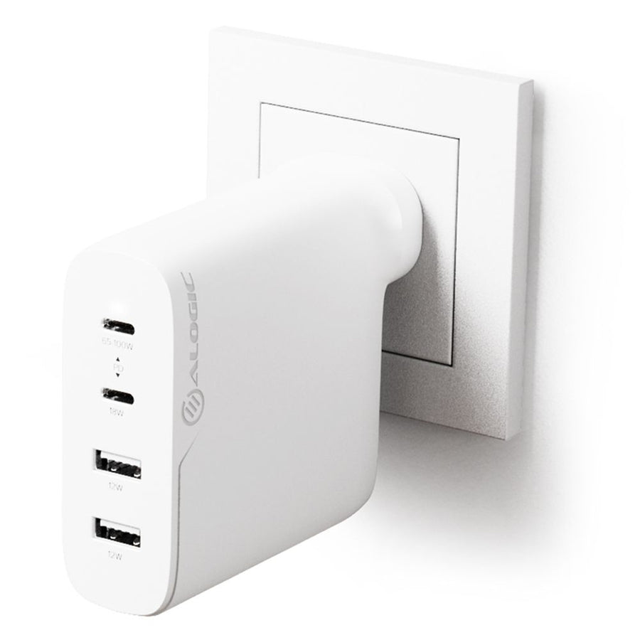 ALOGIC WCG4X100-ANZ - RAPID POWER 4 PORT 100W#GAN#CHARGR USB-C