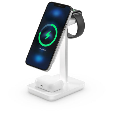ALOGIC JMS31SWHAU - JOURNEY 3-IN-1 WIRELESS CHARGING STAND W