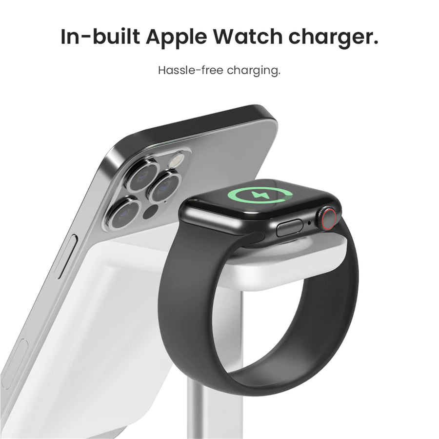 ALOGIC JMS31SWHAU - JOURNEY 3-IN-1 WIRELESS CHARGING STAND W