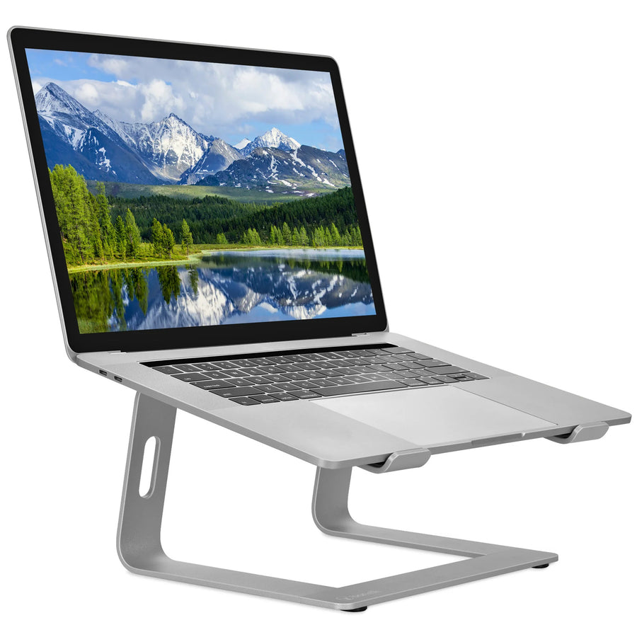 ELK-70420-R - Bonelk Elevate Stance Aluminium Riser Laptop Stand (Silver)