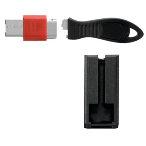 USB PORT BLOCKER W/CABLE GUARD - SQUARE