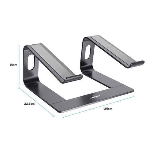 mbeat MB-STD-S1GRY Stage S1 Elevated Laptop Stand - Aluminium Alloy