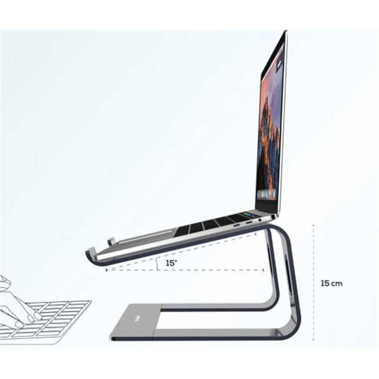 mbeat MB-STD-S1GRY Stage S1 Erhöhter Laptop-Ständer - Aluminiumlegierung