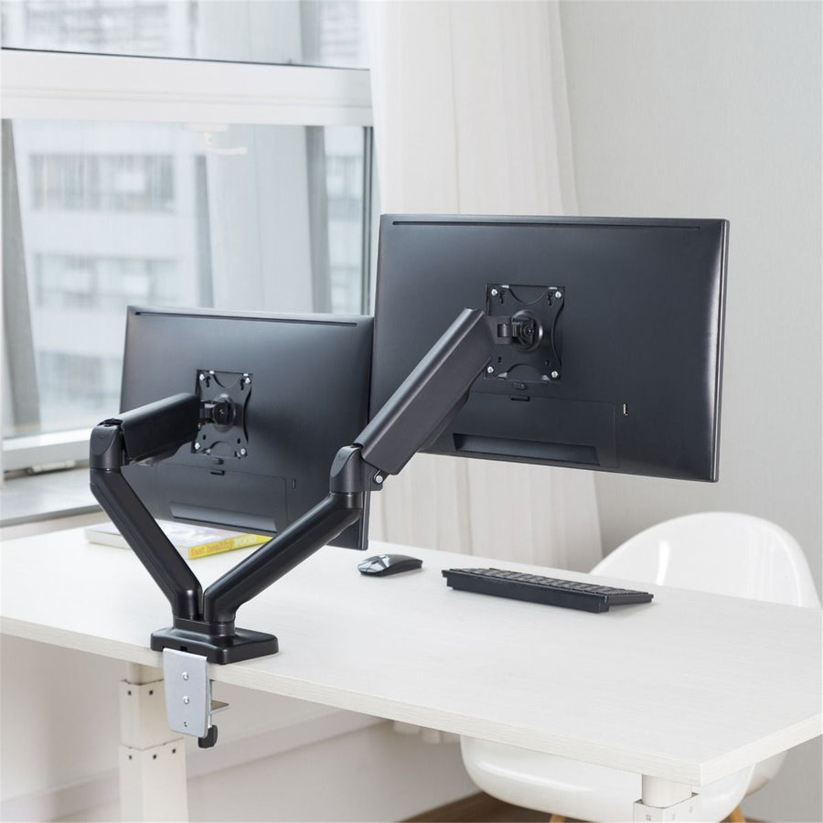 mbeat ACA-MMA-DGC01K ACTIVIVA ErgoLife 17" 32" Dual Monitor Screen Steel Gas Spring Monitor Arm