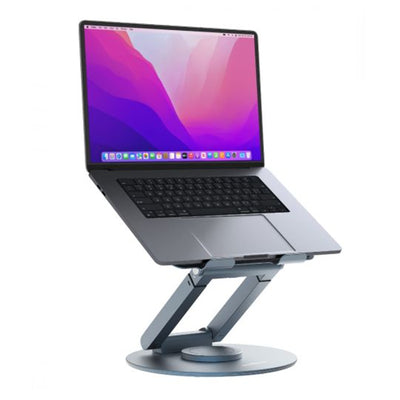 MB-STD-S9GRY - Mbeat 360 Degrees Rotating Laptop Stand with Telescopic Height Adjustment - Space Grey