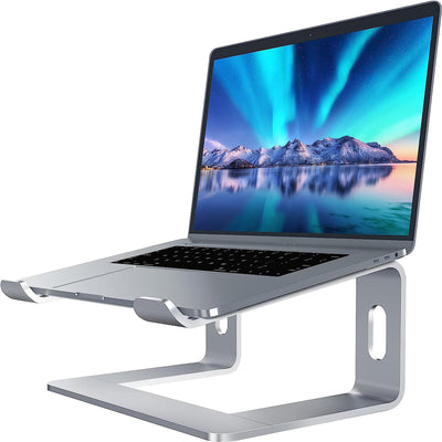 Nulaxy C3 Laptop Stand - Silver, Ergonomic Detachable Design, Compatible with 10"-16" Apple MacBook / Laptops, Improve the ergonomics of your laptop