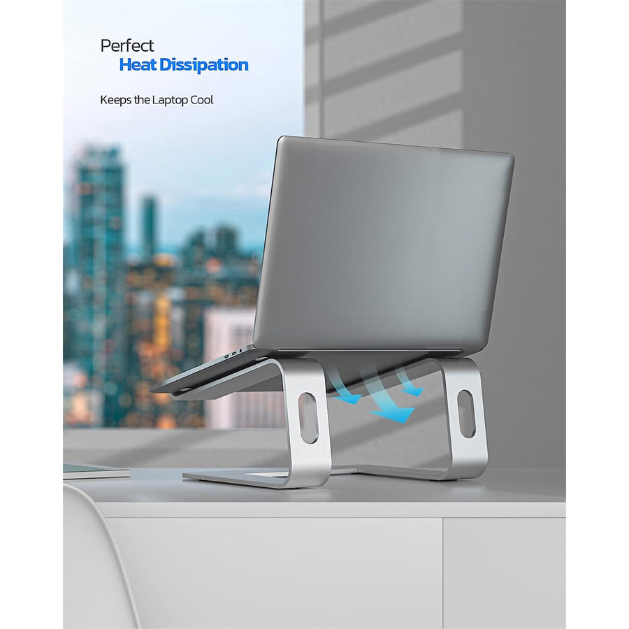 Nulaxy C3 Laptop Stand - Silver, Ergonomic Detachable Design, Compatible with 10"-16" Apple MacBook / Laptops, Improve the ergonomics of your laptop