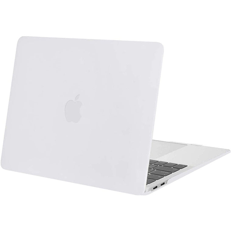Matte Rubberized Hard Shell Case Cover for 13" MacBook Pro (2016-2022) - Matte White