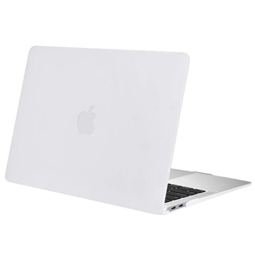 Matte Rubberized Hard Shell Case Cover for 13" MacBook Air (2018-2022) - Matte White