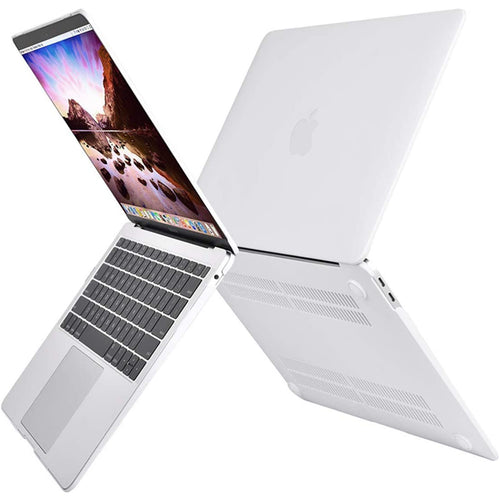 Matte Rubberized Hard Shell Case Cover for 13" MacBook Air (2018-2022) - Matte White