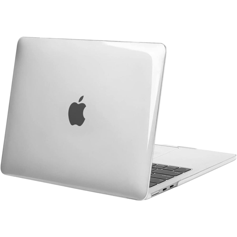 Rubberized Hard Shell Case Cover for 13.6" MacBook Air (2022-2024) - Crystal Clear