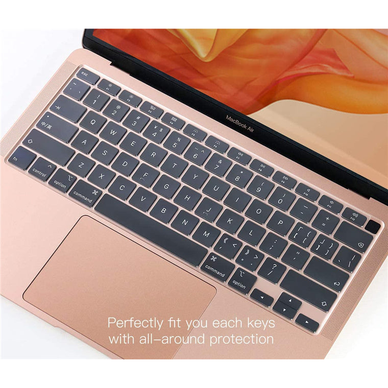 Ultra Thin Keyboard Cover Protector - Apple 13" Macbook Air with M1 Chip (2020-2021) For Models: A2179 A2337, TPU 0.1mm Thickness