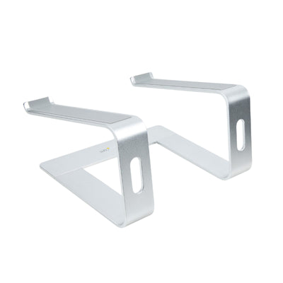 StarTech.com LAPTOP-STAND-SILVER Laptop Stand for Desk - Supports 5kg/11lb -  Aluminum - Silver - Ergonomic Laptop Riser - Portable Laptop Holder