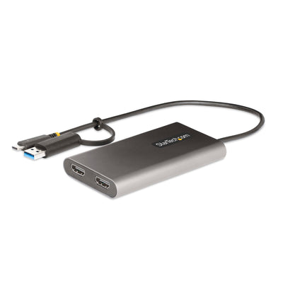 USB-C auf Dual-HDMI Adapter 4K 60Hz PD