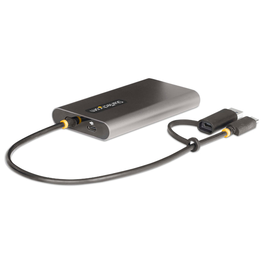 StarTech.com 109B-USBC-HDMI USB-C to Dual-HDMI Adapter 4K 60Hz PD