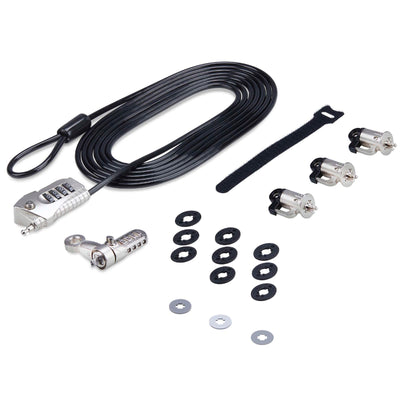 StarTech.com 3M4-DESK-LOCKING-KIT - Computer / Peripheral Lock Kit 3m