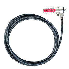 Targus PA410S - DEFCON SERIALISED T-LOCK COMBO CABLE LOC