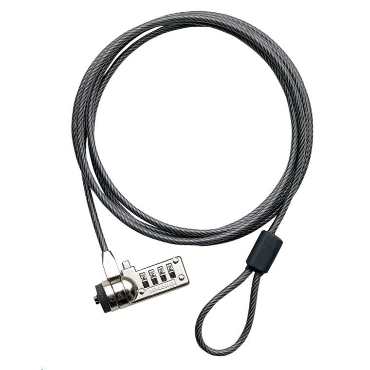 Targus PA410S 25pk Defcon Combination CableLock Keyless, non-resettable combination - the ultimate corporate notebook security