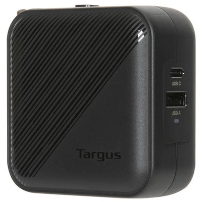 Targus APA803GL Targus 65W Gan Charger with travel adapter