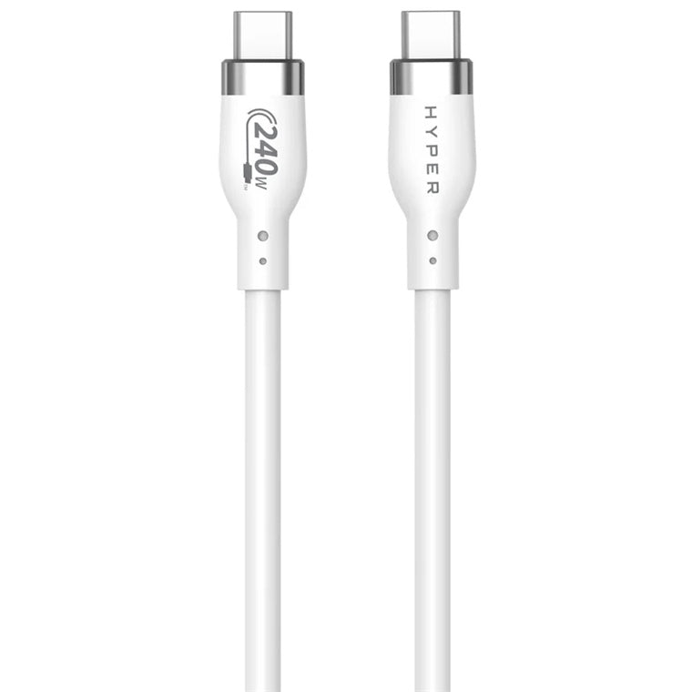 Targus HJ4001WHGL - 1M Silicone 240W USB-C Charging Cable Wh