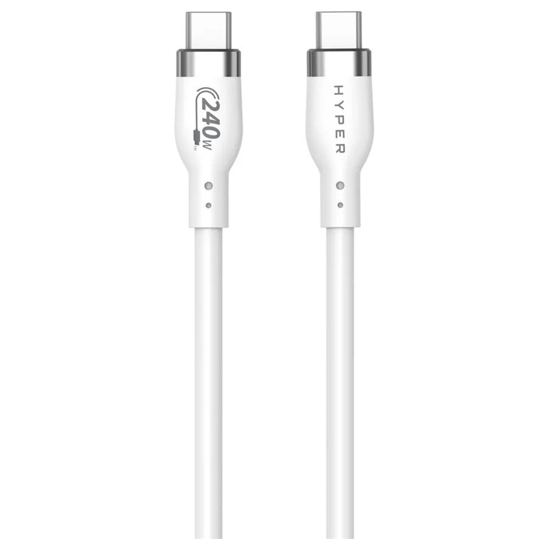 Targus HJ4002WHGL - 2M Silikon 240W USB-C Ladekabel Weiß