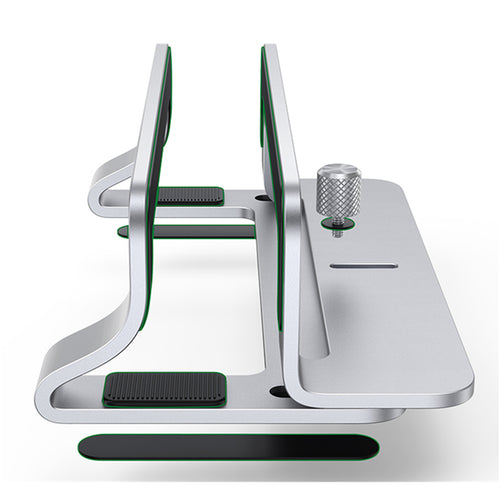 UGREEN LP258-20471 Vertical Laptop Stand - Silver, Space Saving Upright Storage, Compatible with 12-26mm thickness Apple MacBook / Laptops