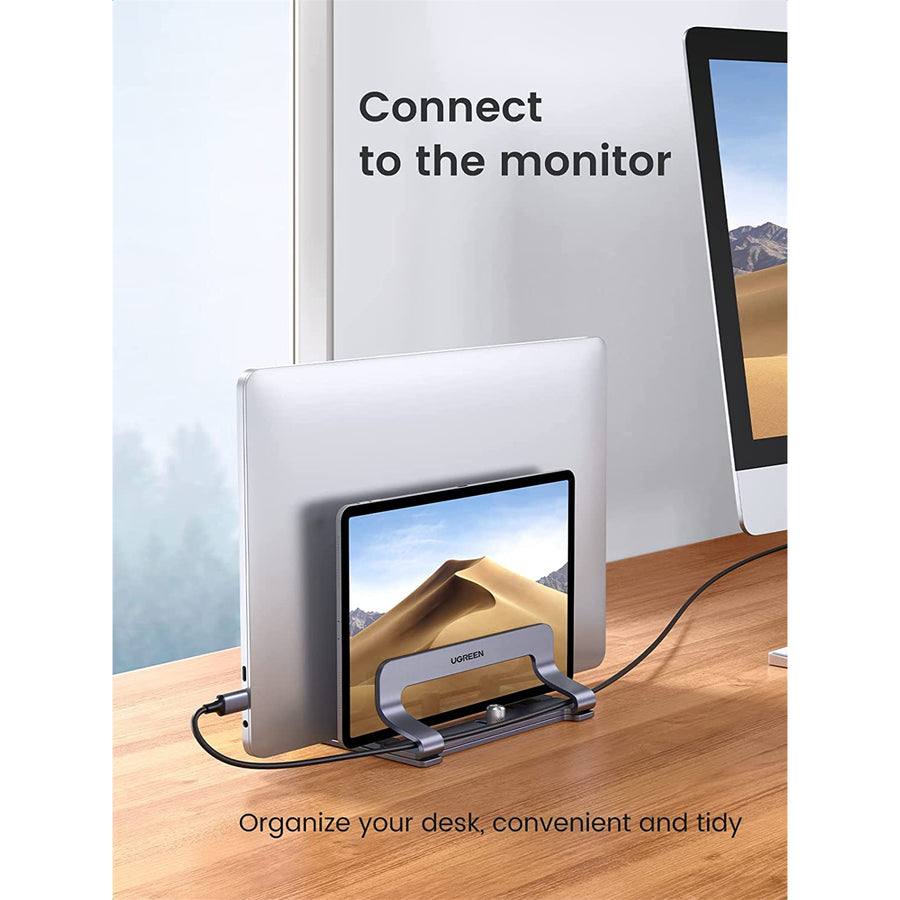 UG-60643 - UGREEN Vertical Laptop Stand (Dual-slot),Apple Macbook/ Laptop