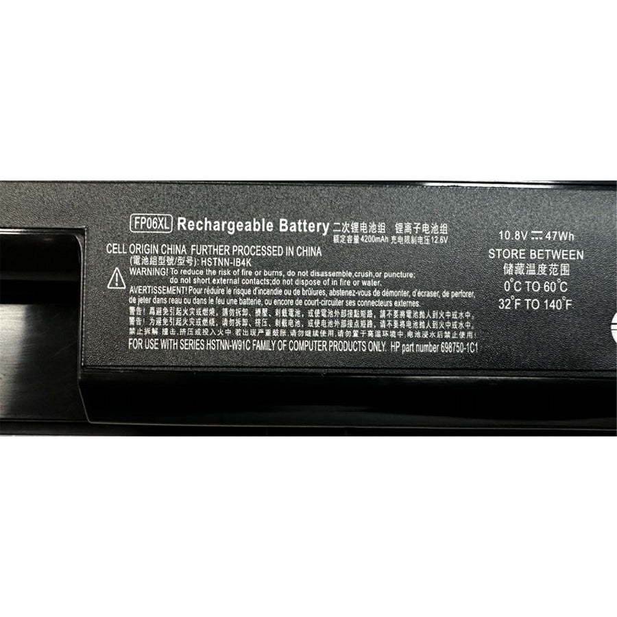 Laptop Battery for HP Probook 440 450 445 470 455 G0 G1 Series - 10.8V/11.1V 47Wh 6-cell, PN: FP06 FP09 708457-001 708458-001