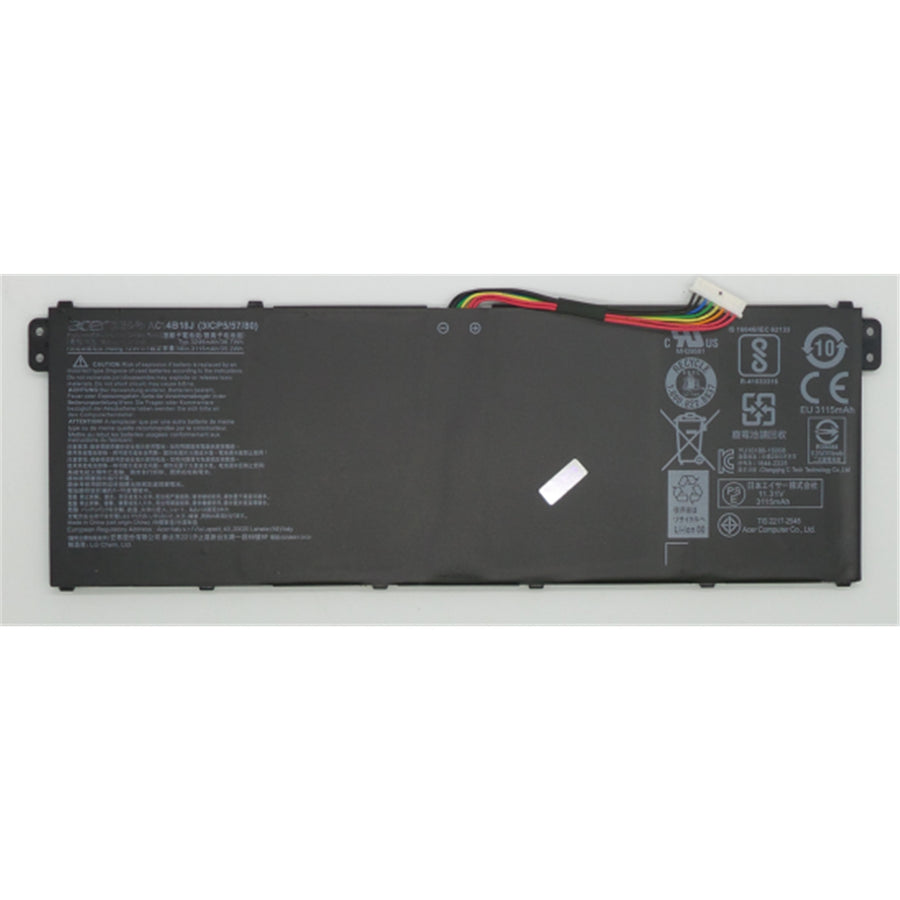 Laptop Battery For Acer Aspire ES1-533-C5H3 11.4V 36Wh 3115mAh 3 Cells PN: AC14B18J /6 Months Warranty