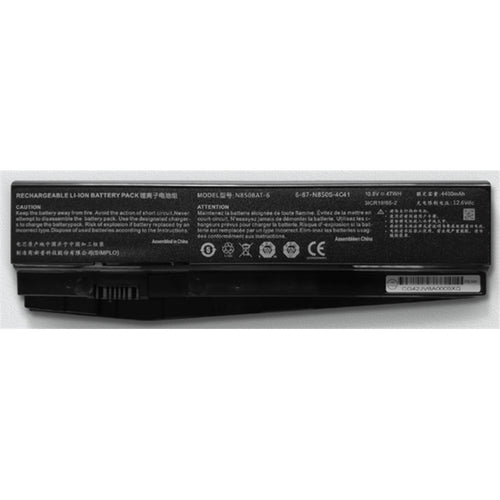 Laptop Battery For CLEVO N850, N850HC, N850HJ, N870HC N870HJ1 11.1V 62Wh 5500mAh PN: N850BAT-6 / 6 Months Warranty