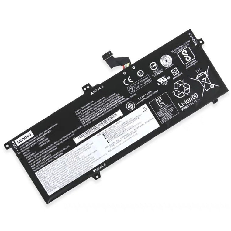 Laptop Battery For Lenovo ThinkPad X390 X395 11.46V 48Wh 4190mAh PN: 02DL020 L18D6PD1 L18M6PD1 L18C6PD1