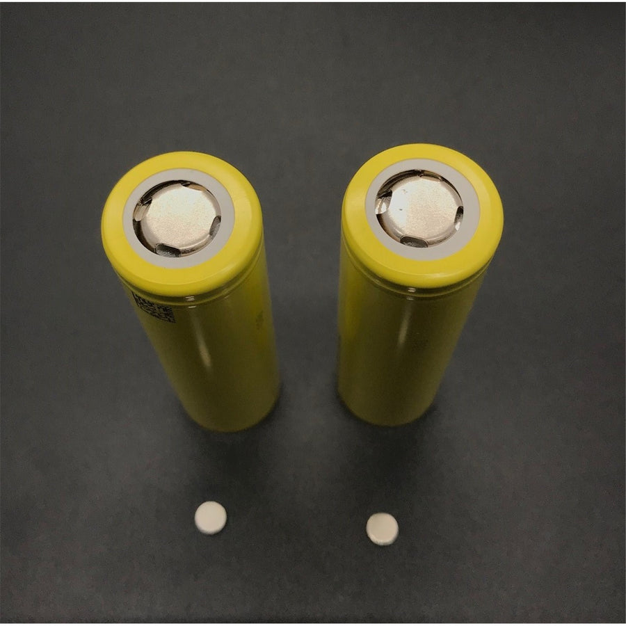 OEM 2pcs Magnet Head Cap For 18650 Lithium Battery, Flat Head Spacer Battery Adapter For use in Vaping Flashlight & RC Toy, Size 5*1.5mm, (Battery Is Not Included)