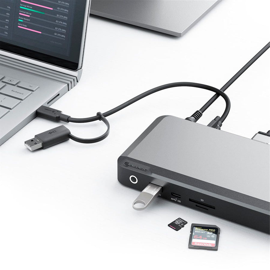 Alogic DX3  USB-C Triple 4K Docking Station with 100W Power Delivery