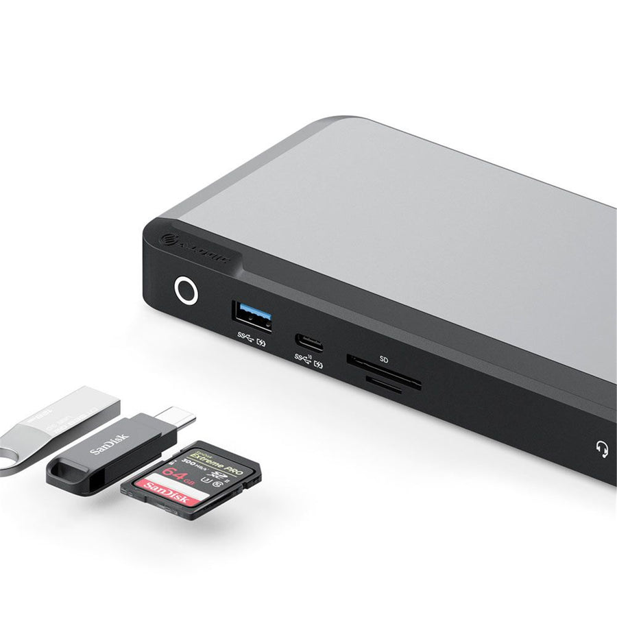 Alogic DX3  USB-C Triple 4K Docking Station with 100W Power Delivery