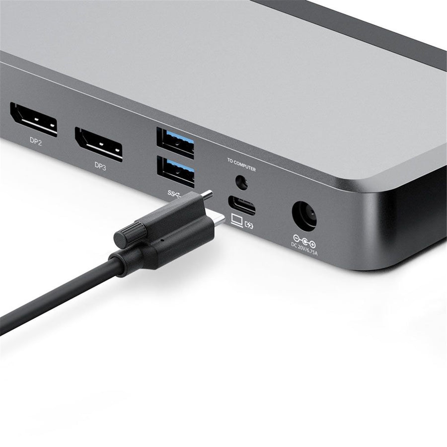 Alogic DX3  USB-C Triple 4K Docking Station with 100W Power Delivery