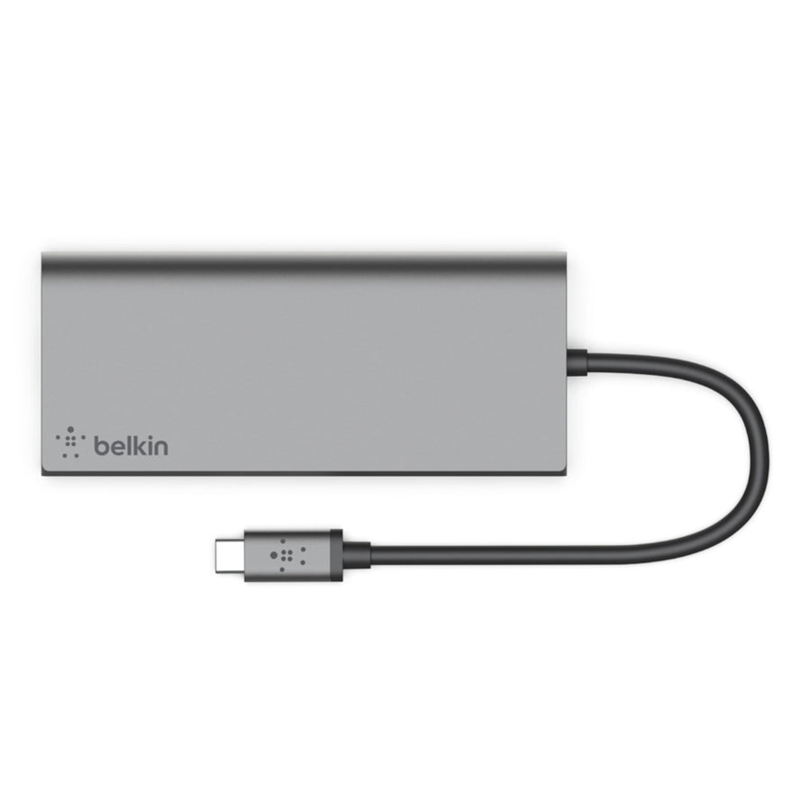 Belkin F4U092BTSGY - USB-C 4-PORT MINI HUB + POWER PASS THRU