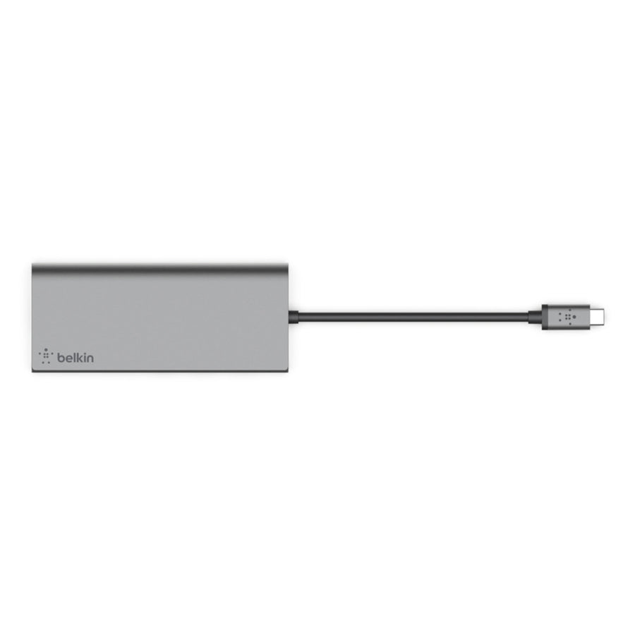 Belkin F4U092BTSGY - USB-C 4-PORT MINI HUB + POWER PASS THRU