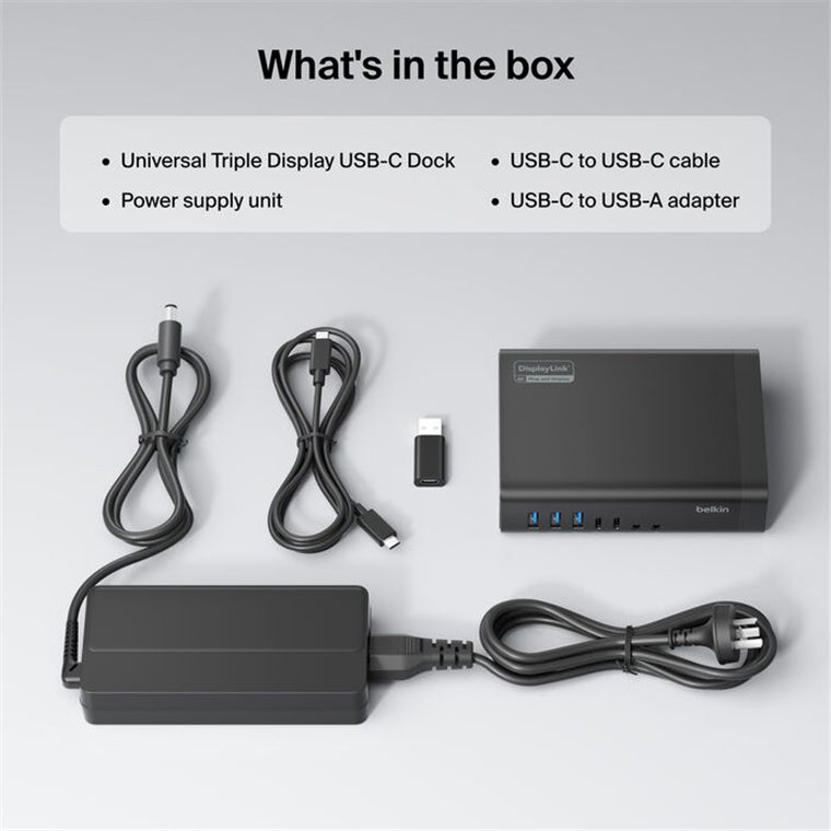 Belkin Connect Universal 16-in-1 Triple  Display USB-C  Dock