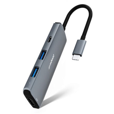 MB-UCD32-U7 - mbeat "Elite" 7-in-1 Multi-Port USB-C 3.2 Hub with 8K HDMI Video, 10Gbps Data, Space Grey
