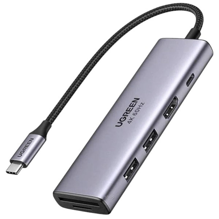 Ugreen 7-in-1 HDMI 2xUSB-C 3.2 1xUSB-A 3.2 SD TF PD