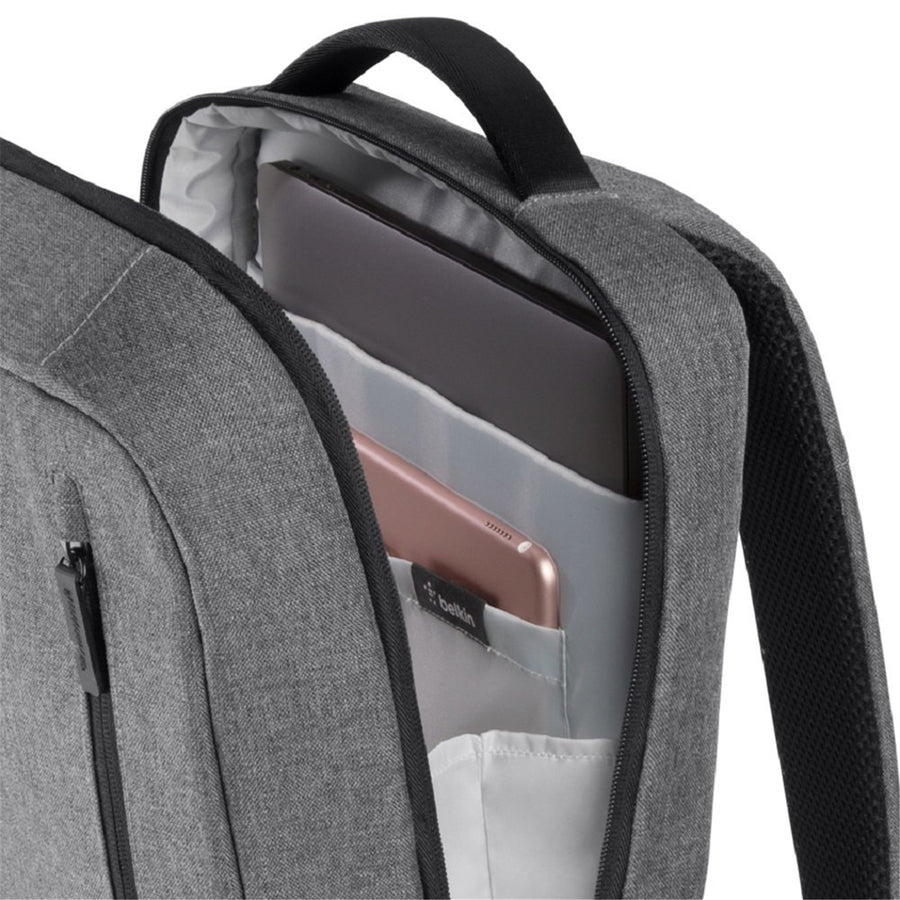 Belkin Classic Pro Slim Backpack Casual for 14"-15.6" Laptops - Grey