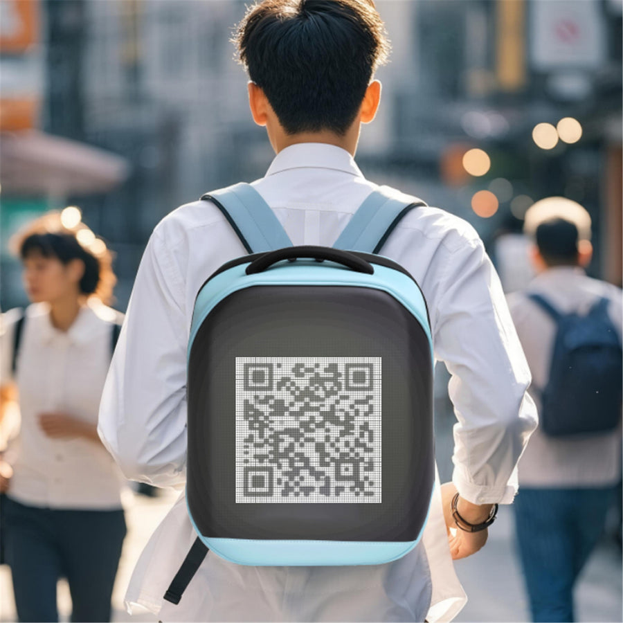BIOSLED  LOY Customizable LED Display Laptop Backpack